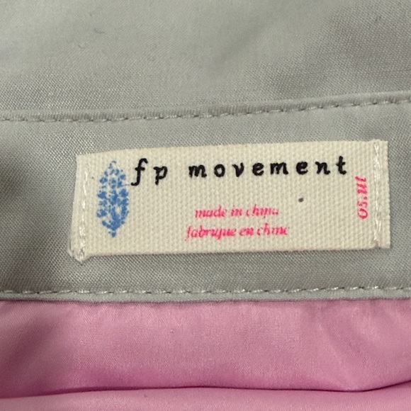 Free People Movement Swift Pink Gray Windbreaker Jacket Bolero Shrub Sz Fits All - Picture 10 of 10